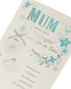 Mum From Your Daughter And Son In Law Silver Foil Finished Christmas Card