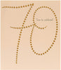 Time to Celebrate Gold Star Design 70th Birthday Card