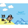 5th Birthday Card for Boy with Pirate