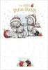 Bears Holding Hands Special Friends Sketchbook Christmas Card