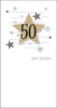 Glitter Attachments Luxury 50th Birthday Greeting Card