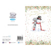 Great Grandson Tatty Teddy With Snowman Design Christmas Card