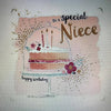 Special Niece Birthday Cake Hotchpotch Greetings Card