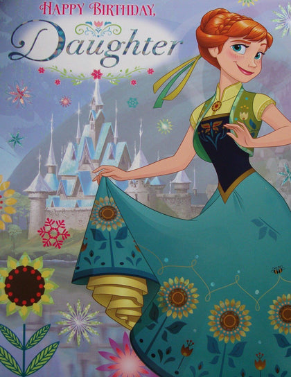 Disney Frozen Extra Large Birthday Greeting Card Daughter