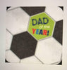 Dad of the Year on Father's Day Sport Foot Ball Card