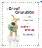 A Great Grandson Like You Deserves An Extra Special Birthday Card