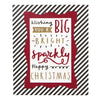 Christmas Card 'Big Bright and Sparkly'