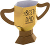 Best Dad' Trophy Design 3D Birthday Card for Dad