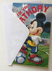 Pack of 6 Mickey Mouse With Football Design Birthday Cards