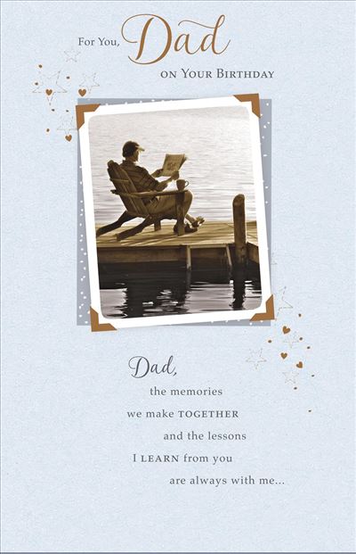 Dad Memories Birthday Card