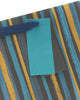 Pack of 6 Blue And Gold Stripe Large Size Gift Bags