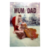 Mum And Dad Me to You Bear 3D Holographic Christmas Card