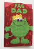 Fab Dad at Christmas, Christmas Greetings Card