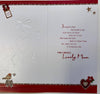 Mum Just For You Heart Foil Finished Christmas Card