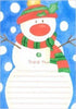 Snowman Christmas Thank You Sheets - Pack of 20