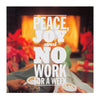 Funny Christmas Card 'No Work'