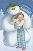 The Snowman And The Snowdog Grandad Christmas Card