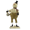 Merry And Bright Christmas Snowman Ornament Resin