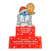 Star Wars Christmas Card 'Star Wars Shelfie'