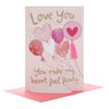 Valentine's Day Card 'Make My Heart Floaty'