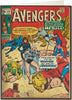 Avengers Vintage Comic Book Blank Birthday Card