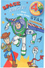 Space Ranger Disney Toy Story 4th Birthday Card With Badge