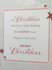 Partner With All My Love Die Cut And Ribbon Design Christmas Card