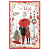 With Love to My Wife Winter Wishes Christmas Card