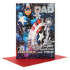 Captain America Dad "Epic Time" Christmas Card