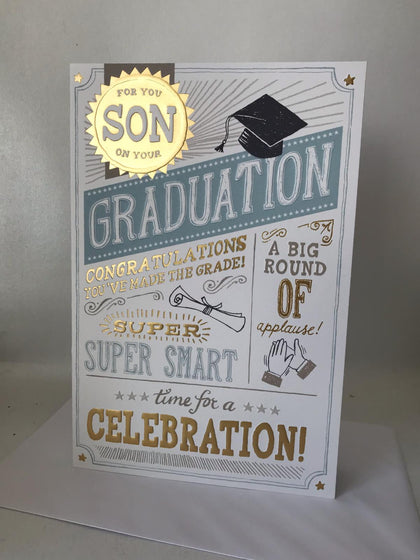 Hotchpotch Son Graduation Greeting Card Congratulation Celebration Blank New