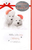 Cute To A Special Two Christmas Greeting Card Talk To The Paw Xmas Card