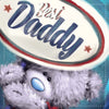 Best Daddy Me to You Bear Square Father Day Card