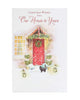 Wishes From Our House To Yours Beautiful Snowy Design Christmas Card