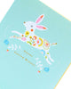 Kids Easter Card Bunny Wishes Card