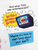 30th Birthday Friends Dial Up Internet Card with Badge