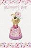 Mummy Boofle With Pink Flower Mother's Day Card