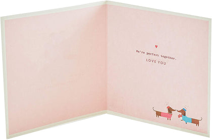 Sausage Dog Valentine's Day Card For Wife