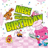 Niece Have A Splat Tastic Moshi Monsters 3D Holographic Birthday Card