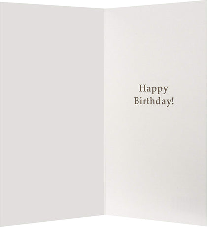 Funny Dancing Girl Design Open Birthday Card