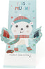 Grandma I Love You Cute Polar Bear Design Pop Christmas Card