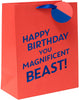 You Magnificent Beast! Funny Large Birthday Gift Bag