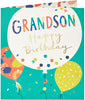 Contemporary Grandson Birthday Card