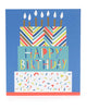 Cake With Candles Design Birthday Card