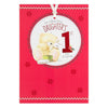 Forever Friends Adorable Luxury Daughter 1st Christmas Card "Beautiful"