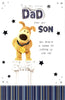 Special Dad From Son Boofle With Medal Design Father's Day Card