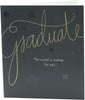 Contemporary Graduation Congratulations Card with Elegant Foil and Embossed Finish