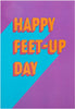 Father's Day Card "Feet Up"