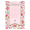 What is Grandma? Floral Design Birthday Card