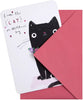 Pink Foil Mother's Day Card from The Cat