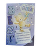 Best Grandson Cute Sentimental Verse Birthday Card